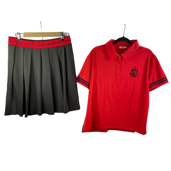 NWB Delta Sigma Theta Polo Shirt and Skirt set   Size: X Large - Picture 1 of 13